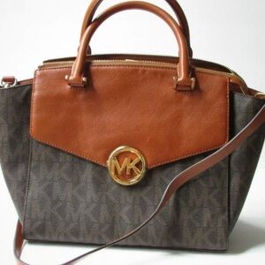 Michael Kors Brown and Tan Women's Bag